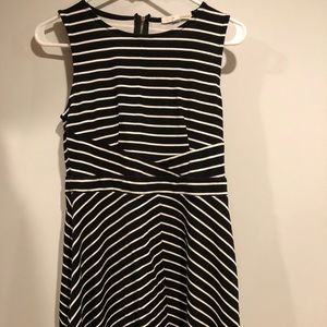 REWIND - Jrs MID LENGTH STRIPED DRESS